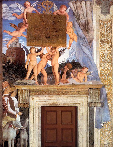 Andrea Mantegna Inscription with Putti oil painting image
